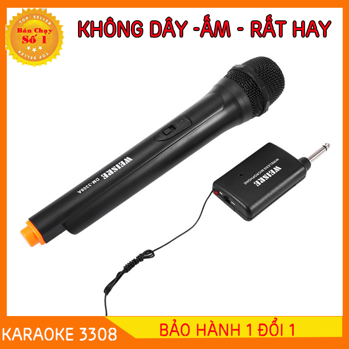  micro karaoke bluetooth không dây DM3308 
