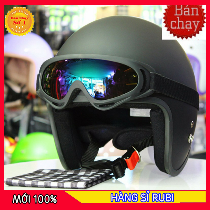 MŨ BẢO HIỂM 3/4 - Mã: 721