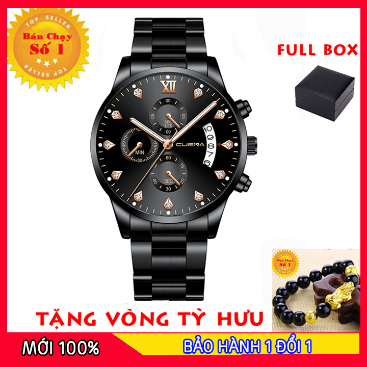 ĐỒNG HỒ NAM CUENA CAO CẤP - DH8122-Kim cương