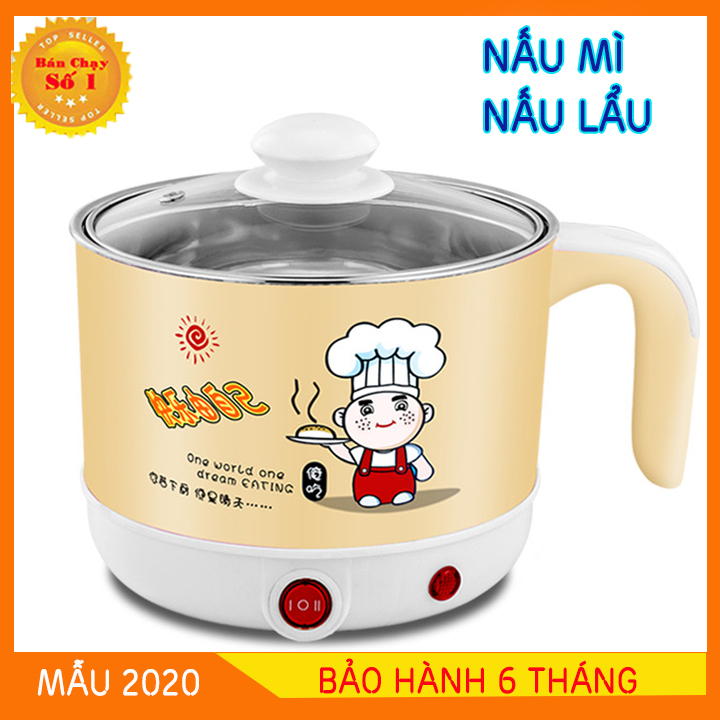 Nồi lẩu mini nấu mì, nấu lẩu siêu tốc - Mã: 1431