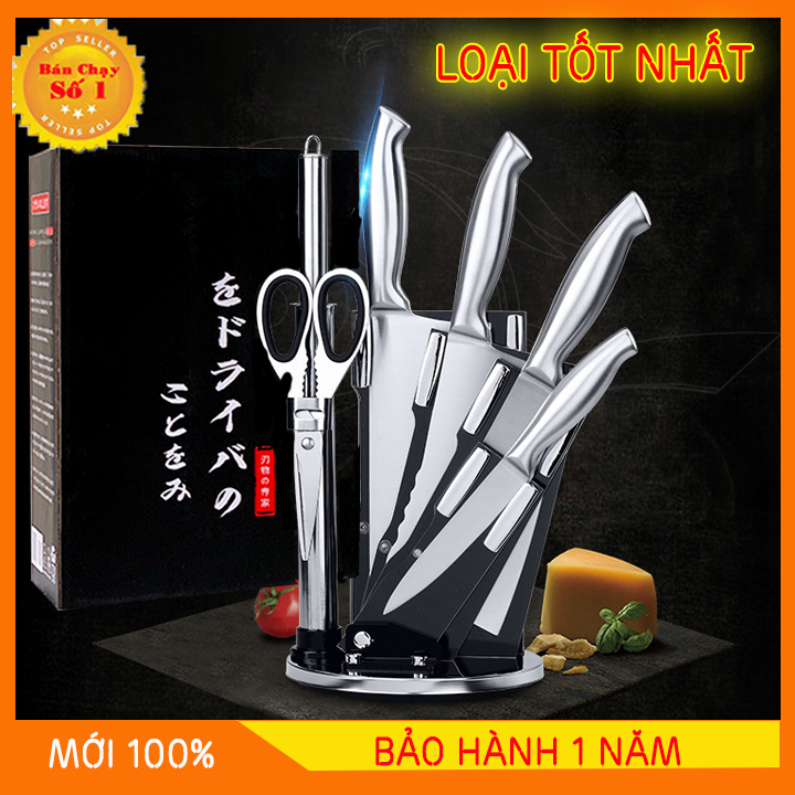 BỘ DAO KÉO NHÀ BẾP CAO CẤP 6 MÓN - Mã: 2231