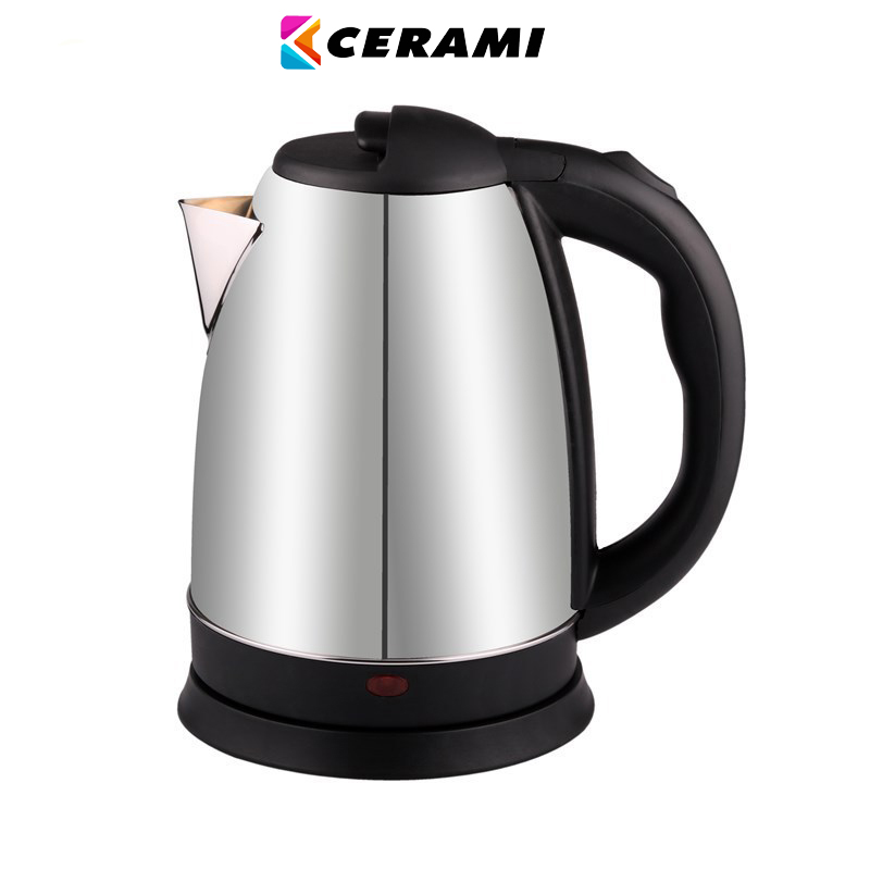 Bình đun siêu tốc CERAMI GK-S20P dung tích lớn 1.8L - 1350W - Thép không gỉ - Hàng chính hãng