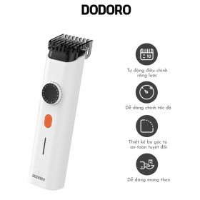 Tông đơ cắt tóc cao cấp DODORO GHCL-N5A2 không dây - Hàng chính hãng